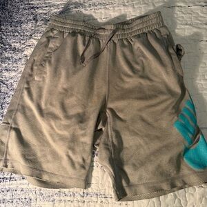Gray and Blue Nike SB shorts